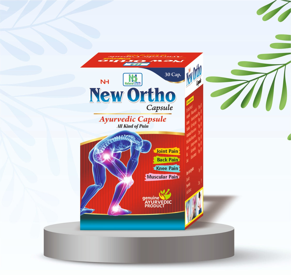 New Ortho Ayurvedic Capsules – Natural Herbal Joint & Muscle Pain Support